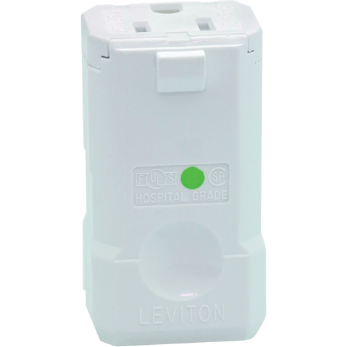 Hospital Grade Plug Connector, 5-15R, Nylon WestPier