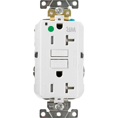 SmartlockPro&reg; Extra Heavy-Duty Self-Test GFCI Receptacle WestPier