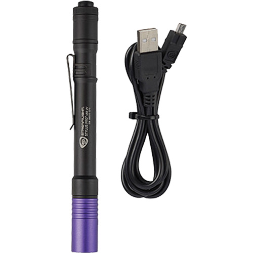 Stylus Pro&reg; USB UV Penlight, LED, Aluminum Body, Rechargeable Batteries, Included WestPier