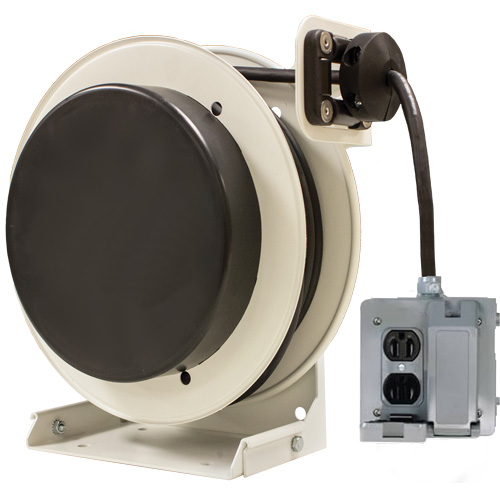 Cord Reel, 50', SJOOW, 12/3 Gauge, 20 A WestPier