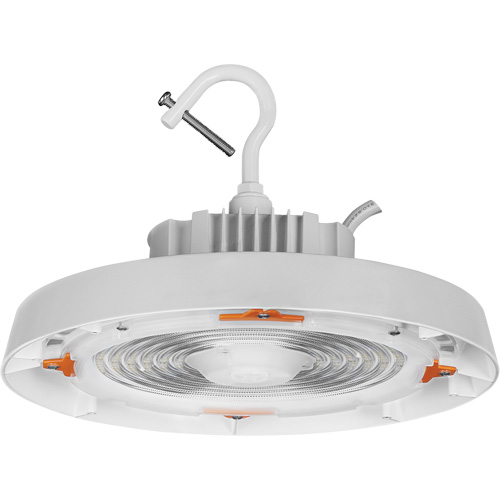 UFO High Bay Light, LED, 120 - 347 V, 150 W, 7.3" H x 11" W WestPier
