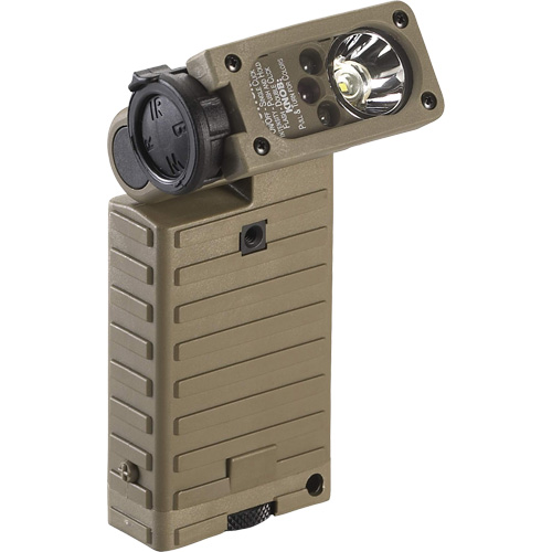 Lampe militaire haute puissance &agrave; deux carburants Sidewinder X avec t&ecirc;te basculante, DEL, 275 lumens, Piles AA WestPier