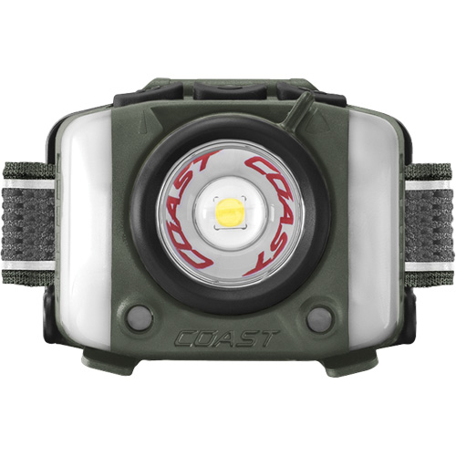 FL97R Tri-Colour Headlamp with Twist Focus & Voice Activation, LED, 830 Lumens, 2 Hrs. Run Time, Rechargeable Batteries WestPier