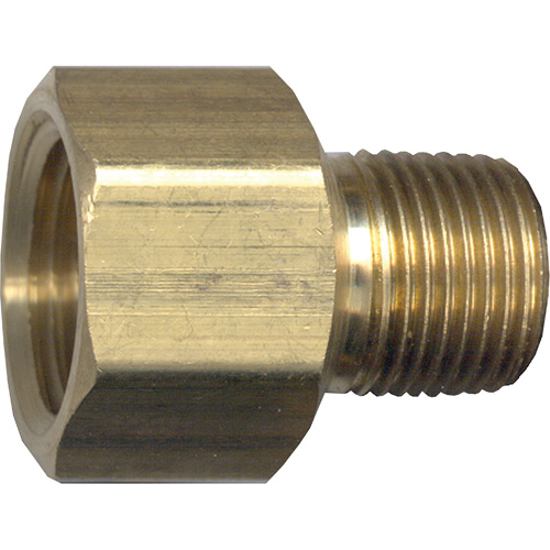 Pipe Adapter, FPT x NPT, 1/2" x 1/4" Dia., Brass WestPier