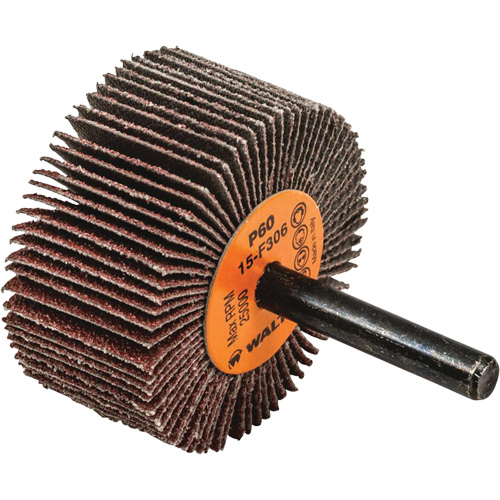 Coolcut Flap Wheel, Aluminum Oxide, 60 Grit, 2" x 1" x 1/4" WestPier