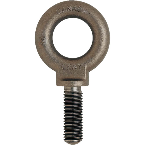 Eye Bolt, 1-11/16" Dia., 2-1/4" L, Uncoated Natural Finish, 10600 lbs. (5.3 tons) Capacity WestPier