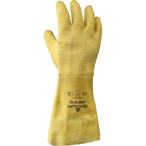 67NFW General Purpose Gloves, 10/Large, Rubber Latex Coating, Cotton Shell WestPier