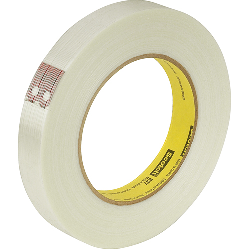 Scotch&reg; 897 Filament Tape, 5 mils Thick, 12 mm (47/100") x 55 m (180')  WestPier