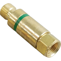 Flashback Arrestors - Oxy/Fuel Gas, Fuel Gas (red)/Oxygen (green), Regulator Adaptor Style WestPier