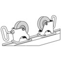 Adjust-A-Rolls&reg; Stand, 1000 lbs. Load Capacity, 36" Pipe Capacity WestPier