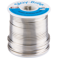 Stay-Brite&reg; Solders, Lead-Free, 96% Tin 4% Silver, Solid Core, 0.0625" Dia. WestPier