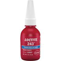Threadlocker 243 Oil Tolerant, Blue, Medium, 10 ml, Bottle WestPier