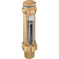 Indicateurs de niveau &agrave; liquide en laiton - Droits, Filet&eacute;, 14-1/4" lo, 225°F (107,22° C) WestPier