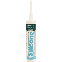 NuFlex&reg; 302 Bath And Kitchen Silicone Sealant, 300 ml, Cartridge, Clear WestPier