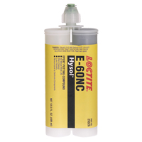 E-60NC Electrically Non-Corrosive Structural Adhesives, 400 ml, Dual Cartridge, Two-Part, Black WestPier