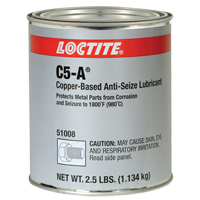 Loctite&reg; 8008 C5-A Copper Anti-Seize Lubricant, 2.5 lbs., Can, 1800°F (982°C) Max Temp. WestPier