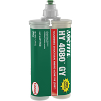 HY 4080 GY Structural Repair Hybrid Adhesive, Two-Part, Dual Cartridge, 400 g, Grey WestPier