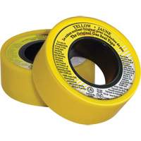 PTFE Thread Sealant Tape, 236" L x 3/4" W, Yellow WestPier
