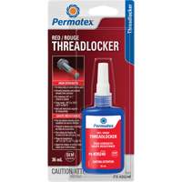 Permanent Strength Threadlocker, Red, High, 36 ml, Bottle AH115 | WestPier