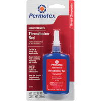 Threadlocker, Red, High, 36 ml, Bottle AH117 | WestPier