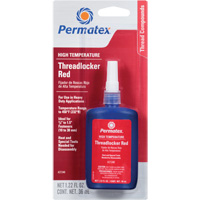 Adh&eacute;sif frein-filet pour temp&eacute;ratures &eacute;lev&eacute;es, Rouge, &eacute;lev&eacute;, 36 ml, Bouteille WestPier