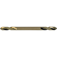 Jet-Kut&reg; Gold Super Premium M2 Twin End Drill Bit, High Speed Steel, 1/8", 1-15/16" L WestPier