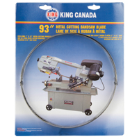 Metal Cutting Bandsaw Blade, Carbon Steel, 93" L x 3/4" W x 0.032" Thick, 10 TPI WestPier