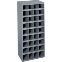 Armoires pour bacs de rangement en acier, 17-7/8" la x 12" p x 42" h, Gris WestPier