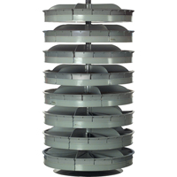 Modules de stockage Rotabin, 500 lb Capacit&eacute; par niveau, 8 Niveau(x), 66" ha x 34" dia WestPier