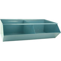 Sectional Bin Units, 100 lbs. Cap., 37" W x 24" D x 11" H, Blue WestPier