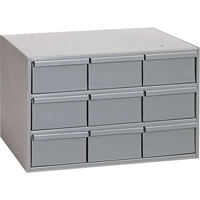 Industrial Drawer Cabinets, 9 Drawers, 17-1/4" W x 11-5/8" D x 10-7/8" H, Grey CA942 | WestPier
