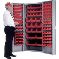 Deep-Door Combination Cabinet, 38" W x 24" D x 72" H, 36 Shelves CB444 | WestPier