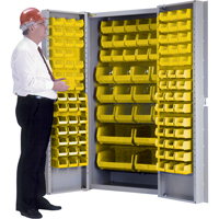 Deep-Door Combination Cabinet, 38" W x 24" D x 72" H, 36 Shelves CB445 | WestPier