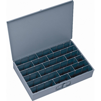 Compartment Scoop Boxes, 12" W x 18" D x 3" H, 17 Compartments WestPier