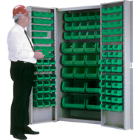 Deep-Door Combination Cabinet, 38" W x 24" D x 72" H, 36 Shelves CB691 | WestPier