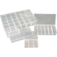 K-Resin Compartment Box, Plastic, 36 Slots, 6-9/16" W x 9-5/8" D x 1-1/2" H, Transparent CB707 | WestPier