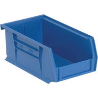 Bacs ultra empilable & suspendable, 4-1/8" la, 3" h x 7-3/8" p, Bleu WestPier