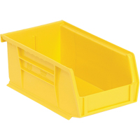 Bacs ultra empilable & suspendable, 4-1/8" la, 3" h x 7-3/8" p, Jaune WestPier