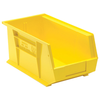 Ultra Stack & Hang Bin, 8-1/4" W x 7" H x 14-3/4" D, Yellow WestPier