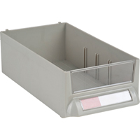 Tiroir de rechange pour armoires de pi&egrave;ces KPC-400, Plastique, 4-11/16" la x 8-5/8 p, 2-7/10" h, Gris WestPier