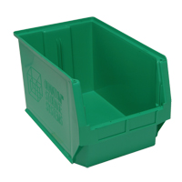 Giant Stacking Containers, 12.375" W x 19.75" D x 11.875" H, Green WestPier