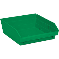 Bacs pour tablette, 11-1/8" la x 4" H x 11-5/8" p, Vert, Capacit&eacute; 30 lb WestPier