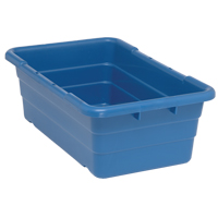 Cross Stack Bins, 16" W x 25.125" D x 8.5" H, Blue WestPier