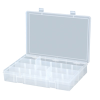 Compact Compartment Cases, 13.125" W x 2.3125" D x 9" H, 24 Compartments CD381 | WestPier