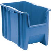 Giant Stacking Containers, 10.875" W x 17.5" D x 12.5" H, Blue WestPier