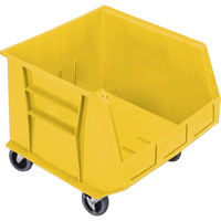 Bac mobile, 14" ha x 16-1/2" la x 18" p, Capacit&eacute; de 75 lb, Jaune WestPier