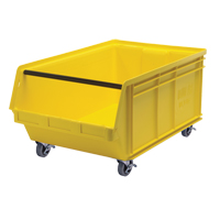 Bac mobile MAGNUM, 14-7/8" ha x 18-3/8" la x 29" p, Capacit&eacute; de 150 lb, Jaune WestPier