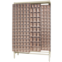 Free-Standing Tip-Out Bins Slider System, 48" W x 18" D x 77" H, 303 Drawers WestPier