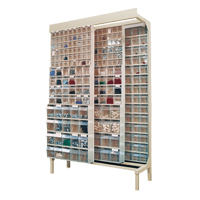 Free-Standing Tip-Out Bins Slider System, 48" W x 18" D x 77" H, 364 Drawers WestPier