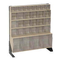 Tip-Out Bins Stand, 23-5/8" W x 8" D x 28" H, 31 Drawers CE964 | WestPier